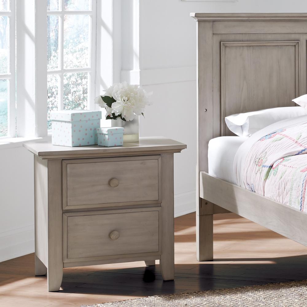Oxford Baby Kenilworth 2 Dr Nightstand Stone Wash. Picture 3