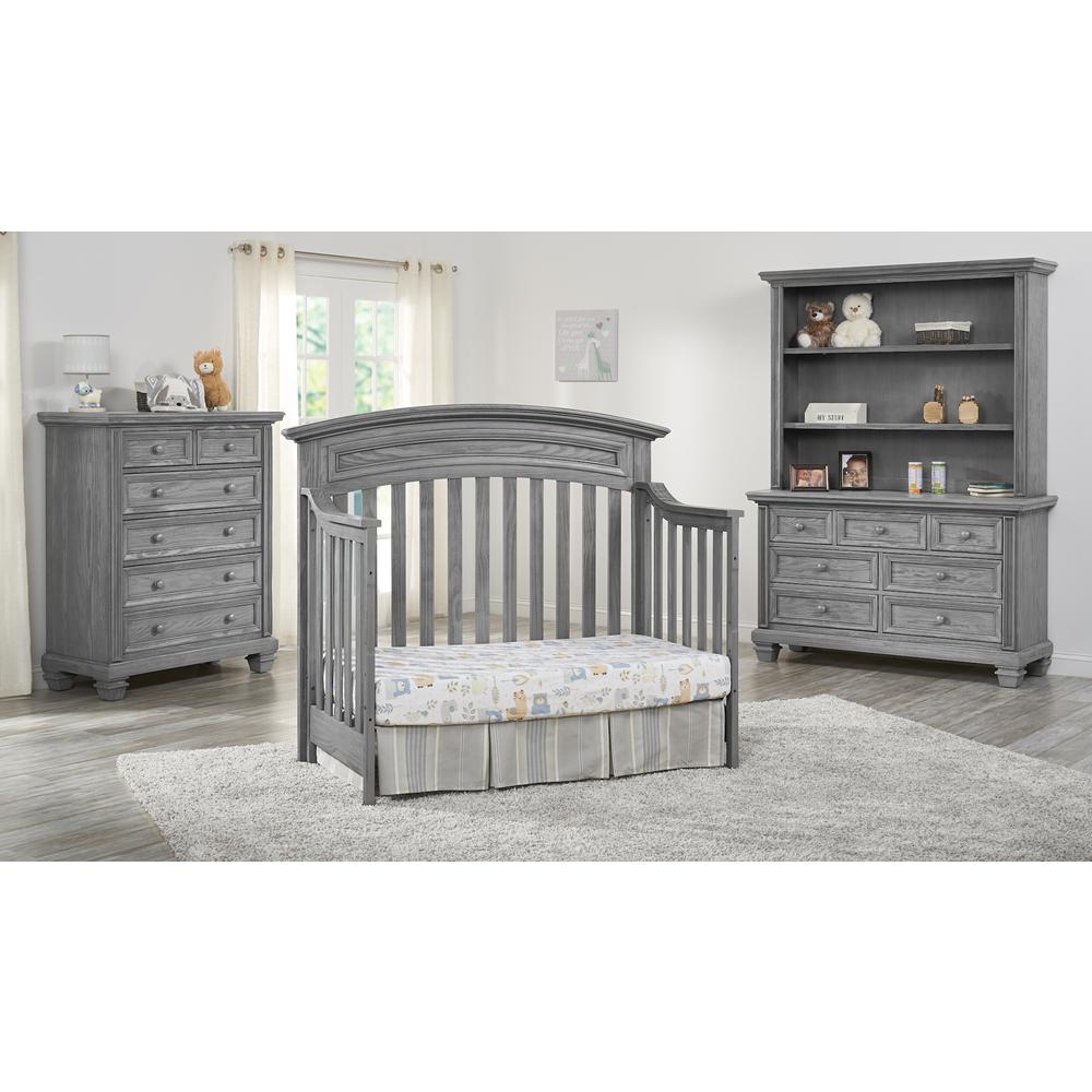 Soho Baby Richmond  4 In 1Crib Brushed Gray. Picture 7