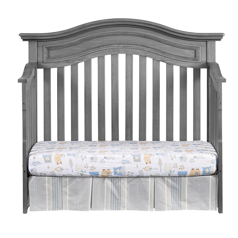 Oxford Baby Glenbrook 4 In 1 Convertible Crib Graphite Gray. Picture 4