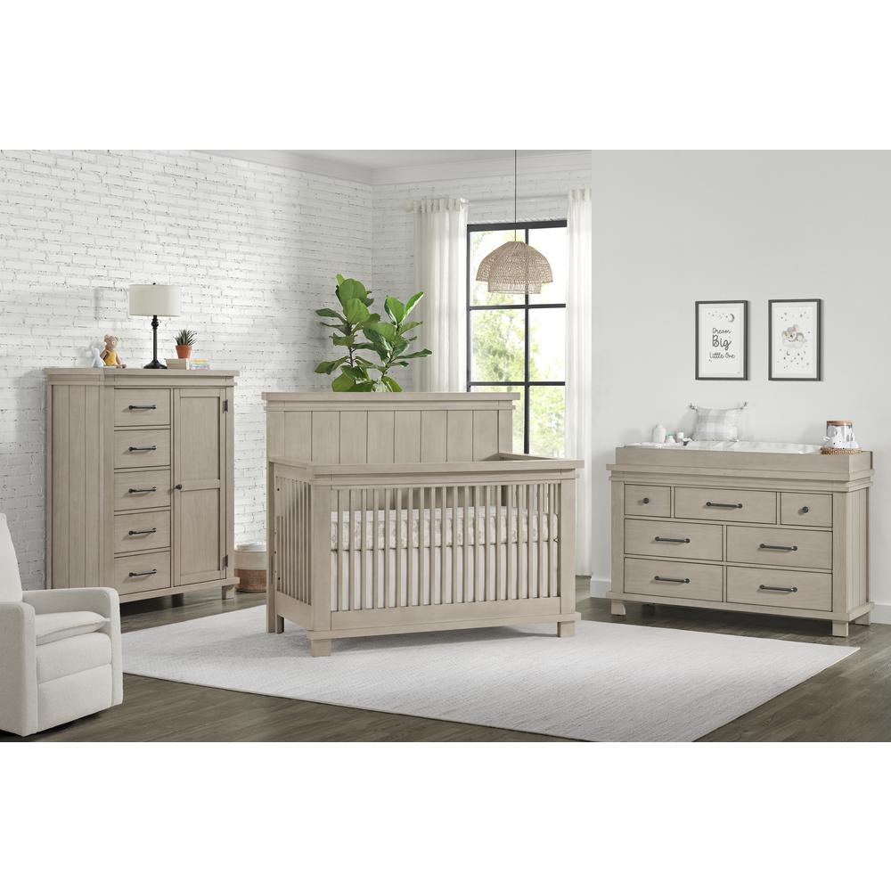 Soho Baby Hampton 4 In 1 Crib Stone Wash. Picture 5