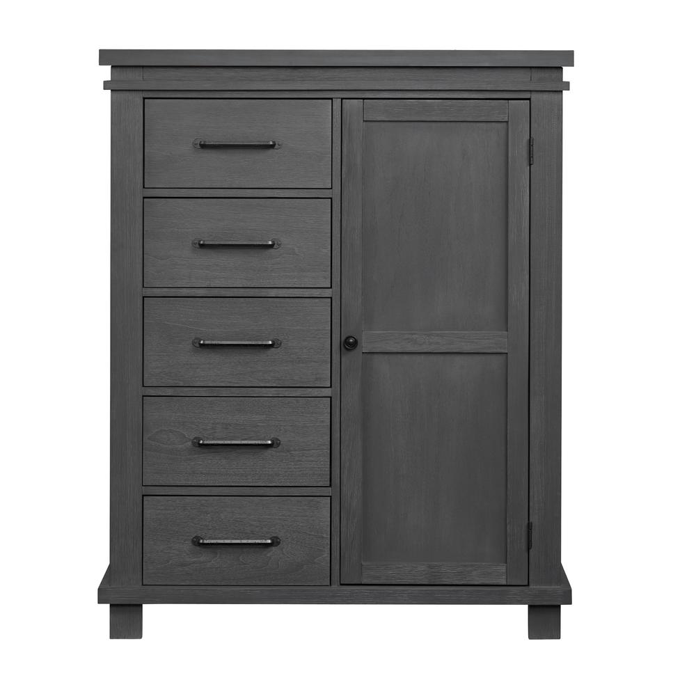 Soho Baby Hampton Chifferobe/Chest Canyon Gray. Picture 1