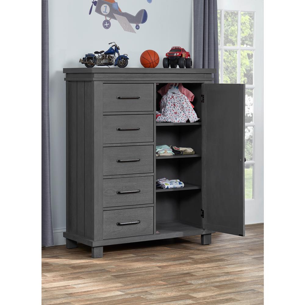 Soho Baby Hampton Chifferobe/Chest Canyon Gray. Picture 5