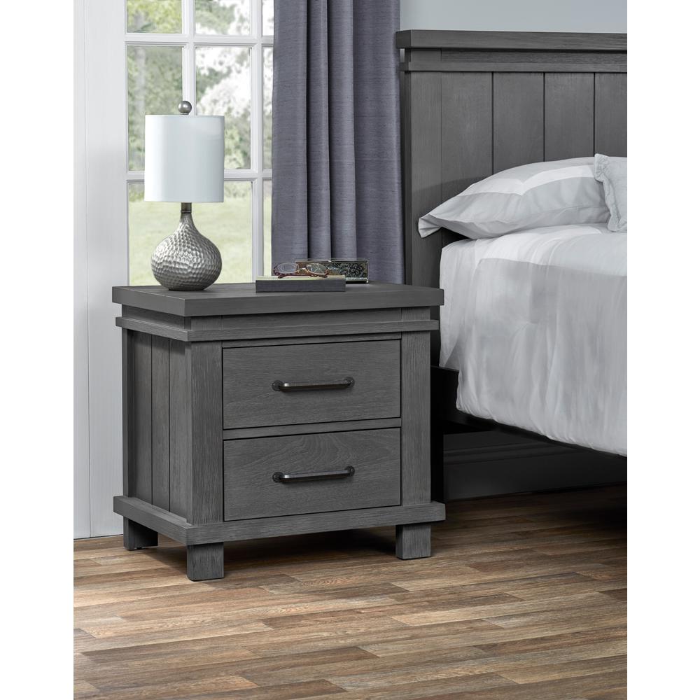 Soho Baby Hampton Nightstand  Canyon Gray. Picture 2