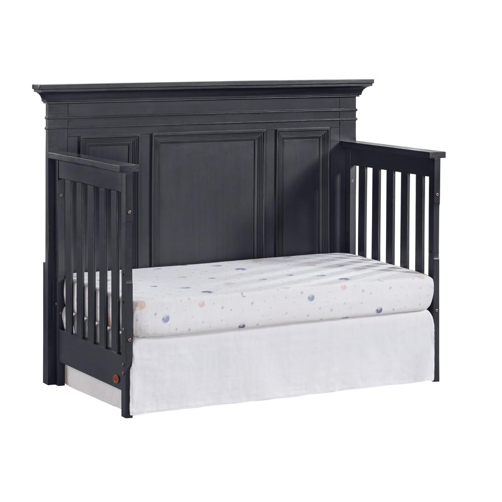 Oxford Baby Weston 4 In 1 Convertible Crib Midnight Slate. Picture 3