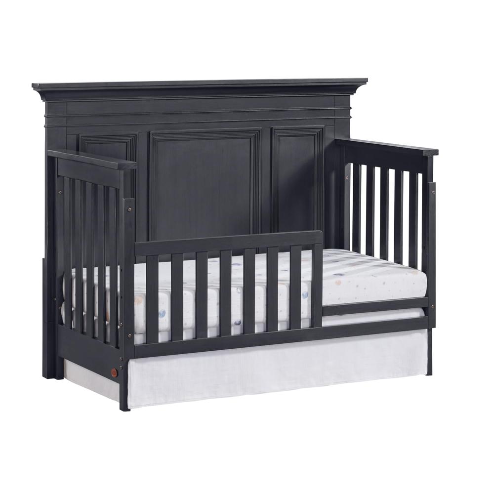 Oxford Baby Weston 4 In 1 Convertible Crib Midnight Slate. Picture 2