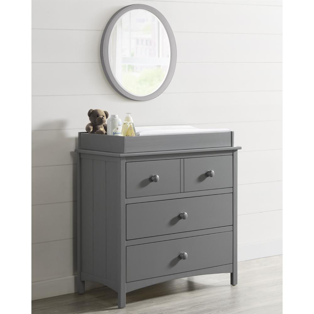 Oxford Baby Changing Topper (Rta) For 3 Dr Dove Gray. Picture 3