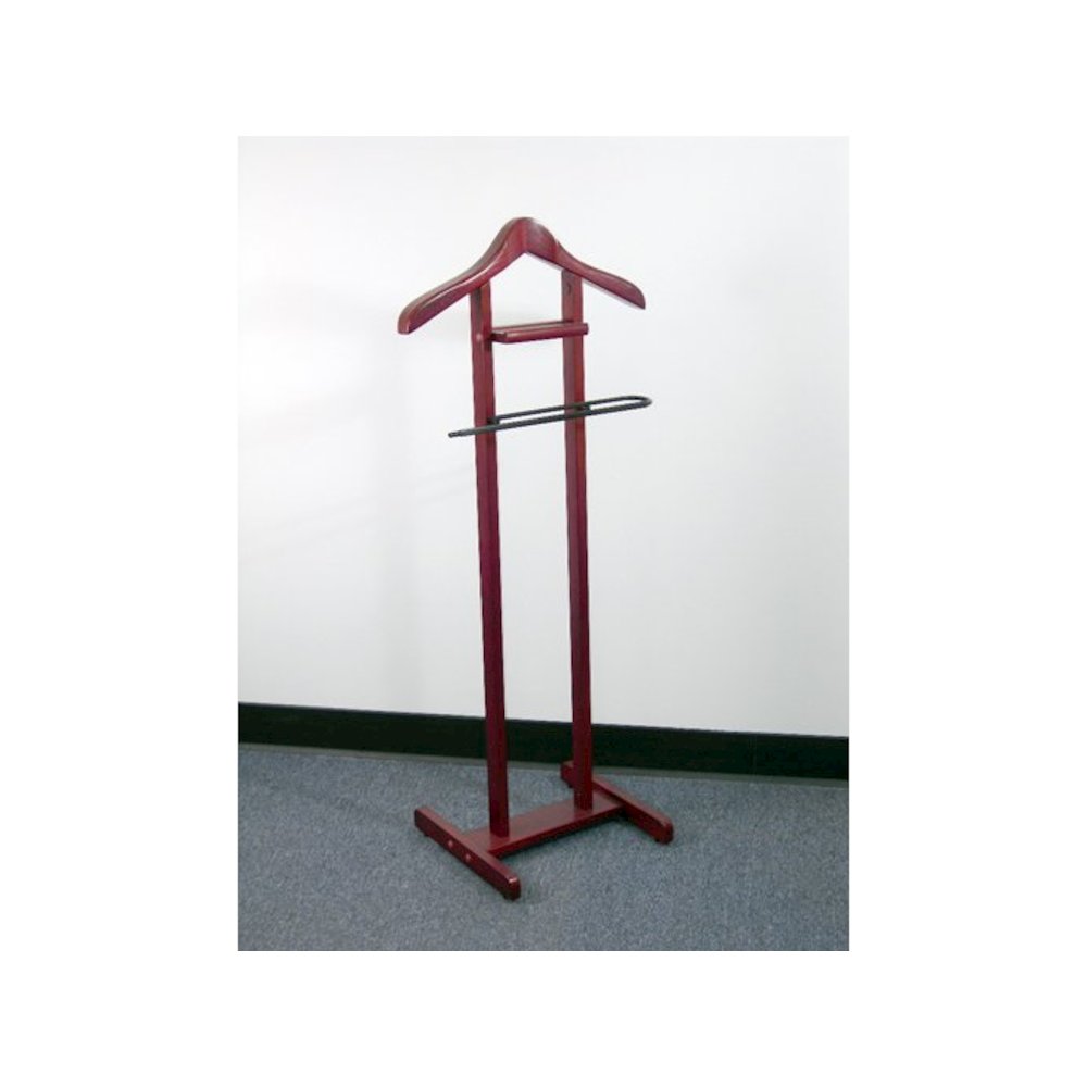 Lancaster Valet Mahogany with Black Hardware. Picture 1