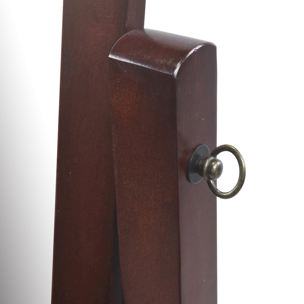 Barrington Cheval Mirror in Walnut. Picture 2