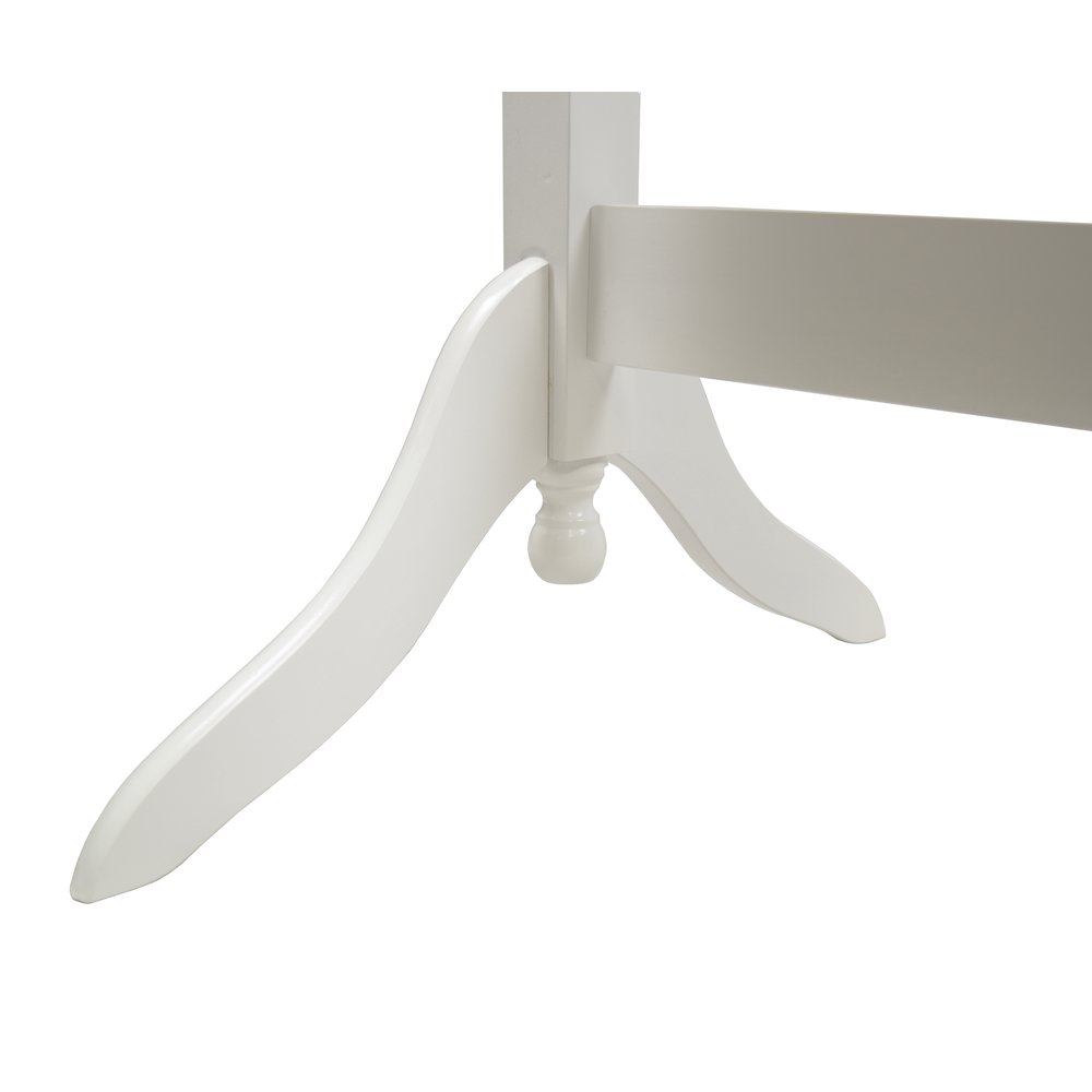 Barrington Cheval Mirror in White. Picture 3