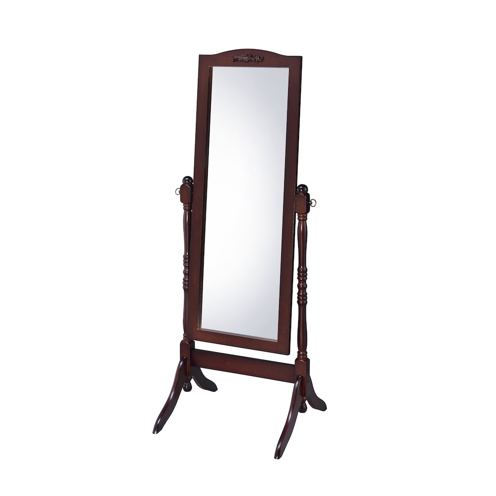 Victoria Cheval Mirror in Walnut. Picture 1