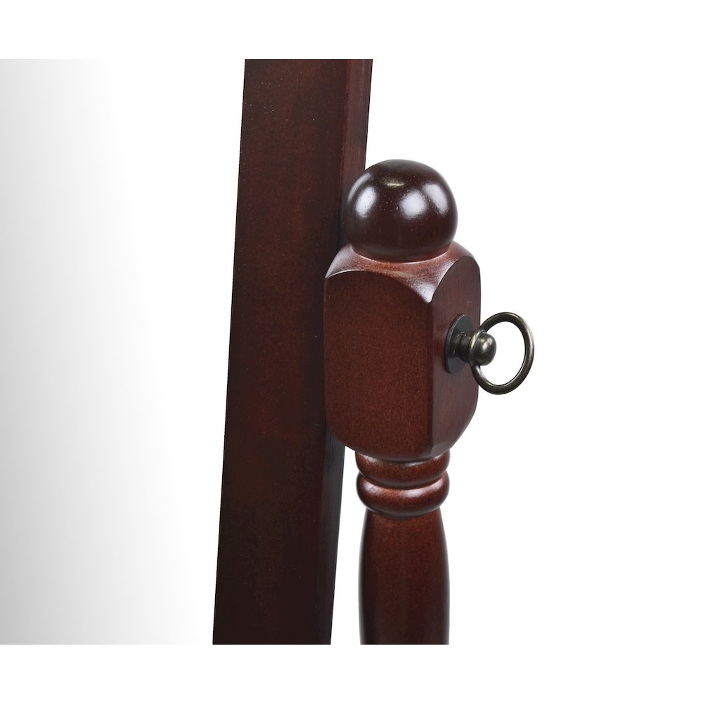 Fairfax Cheval Mirror in Walnut. Picture 2