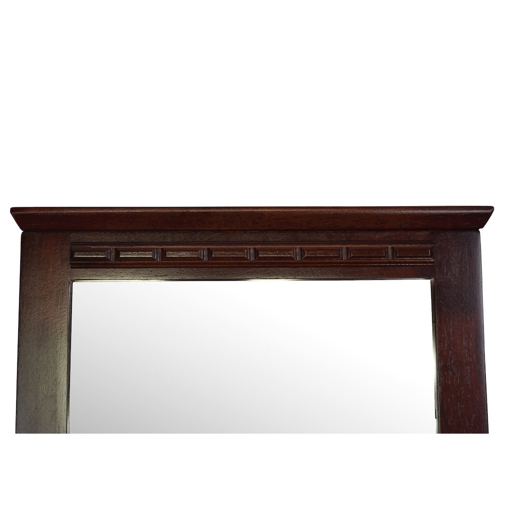 Fairfax Cheval Mirror in Walnut. Picture 5
