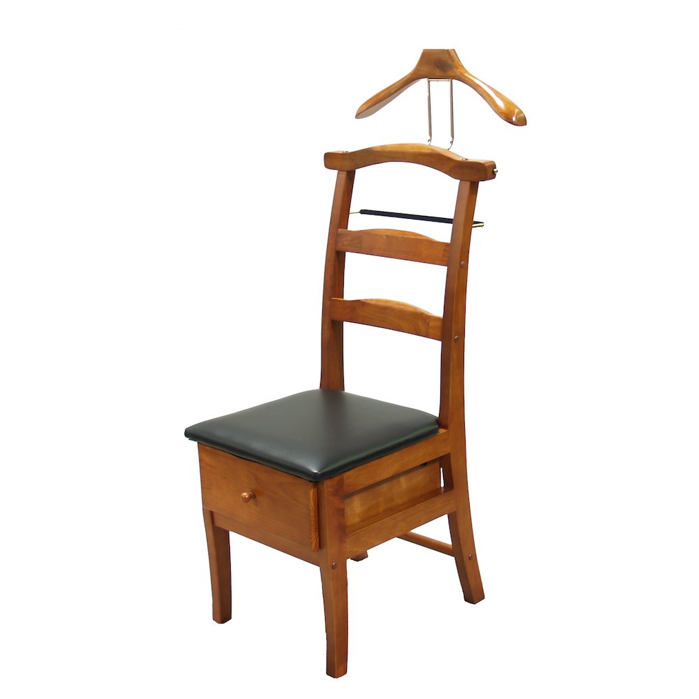 Manchester Chair Valet, Light Walnut Finish. Picture 1