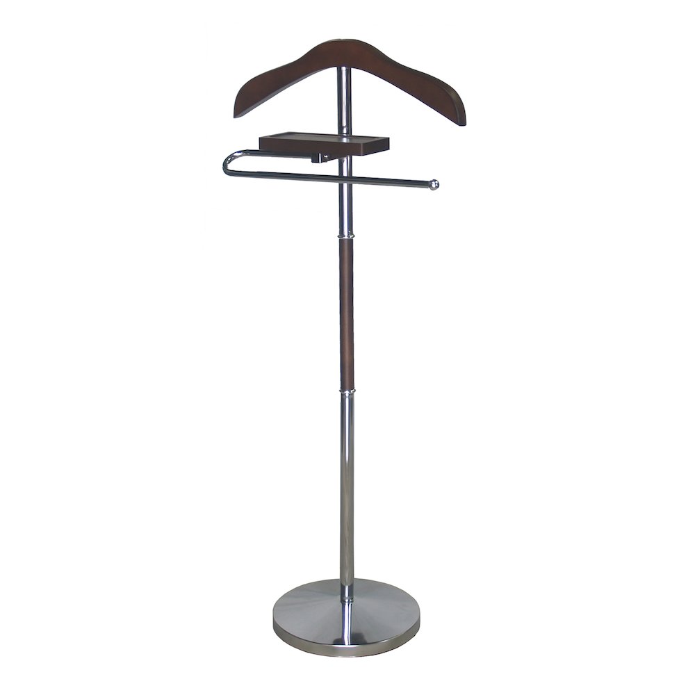 Oxford II valet, chrome & walnut finish. Picture 1