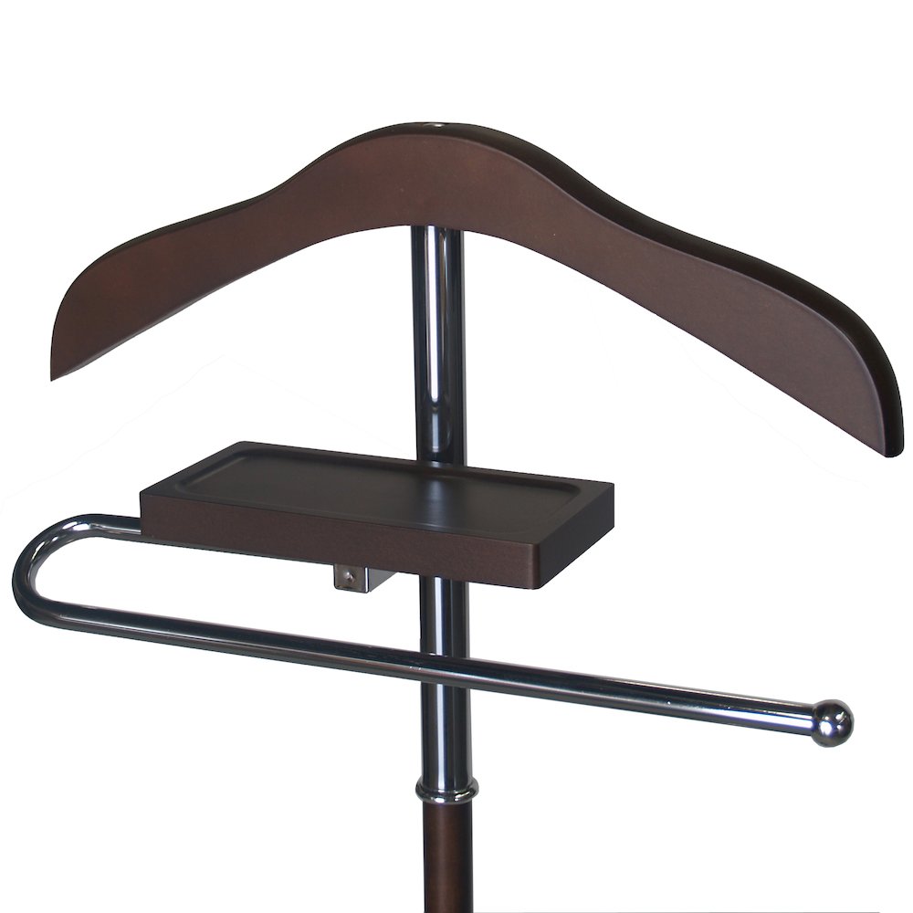 Oxford II valet, chrome & walnut finish. Picture 2