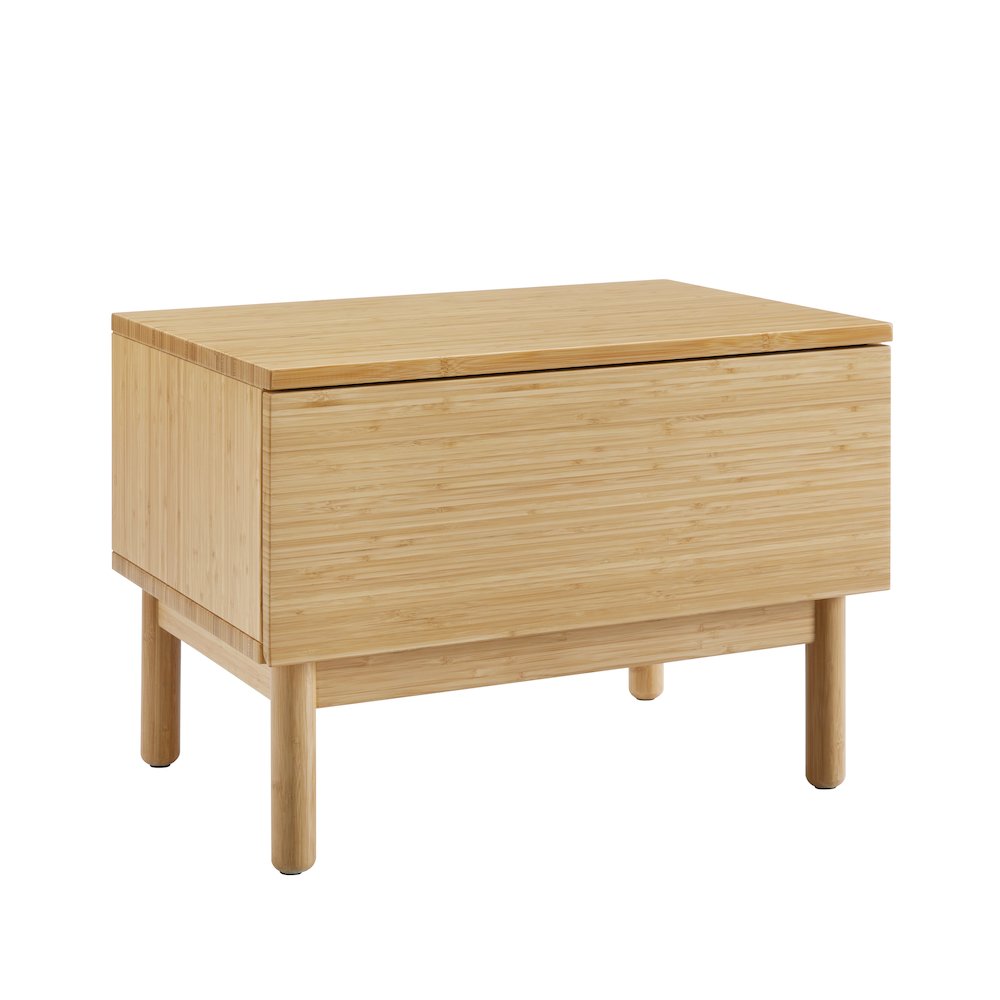 Monterey 1 Drawer Nightstand, Wheat. Picture 1