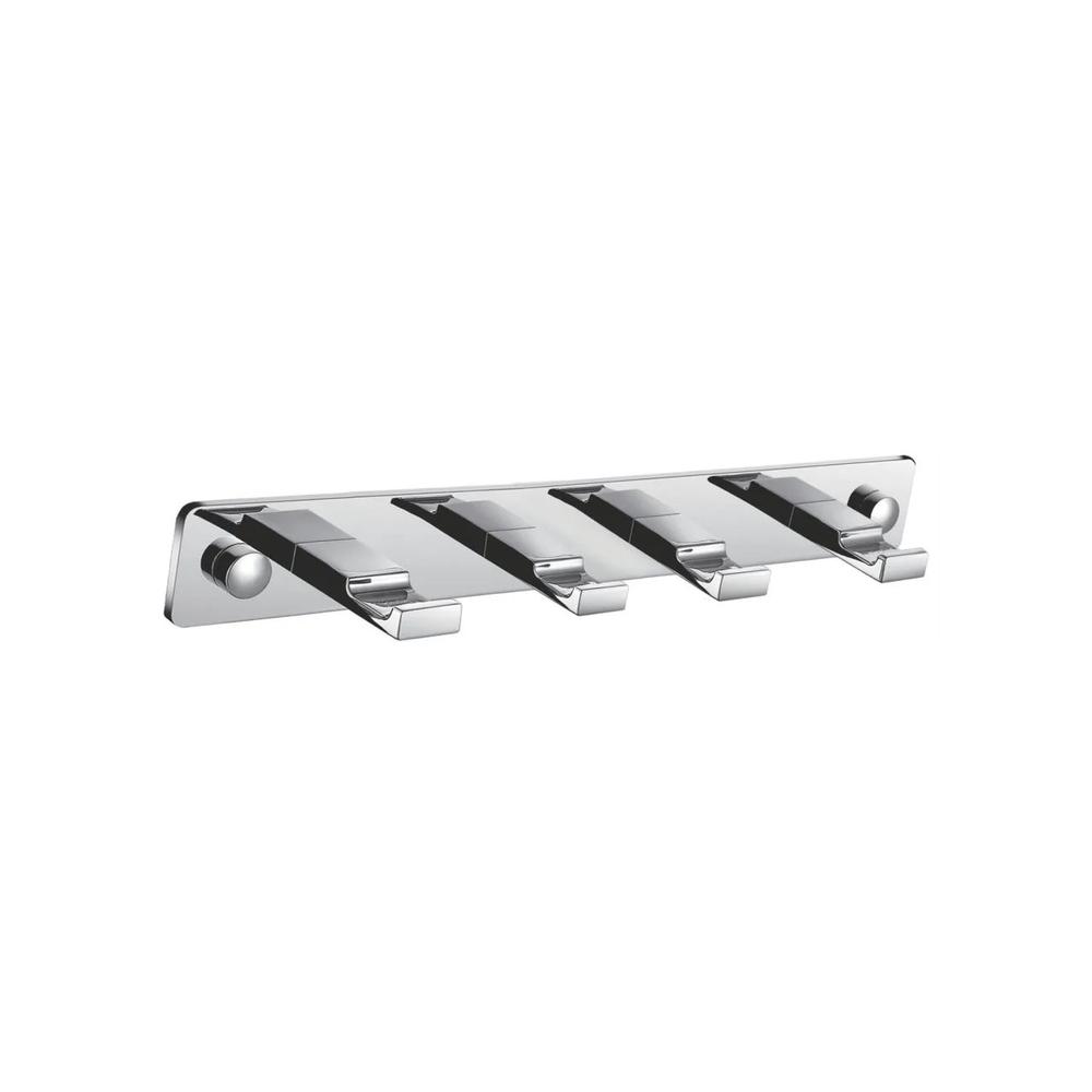 Aqua Piazza by KubeBath Robe Hook With 4 Hooks. Picture 1