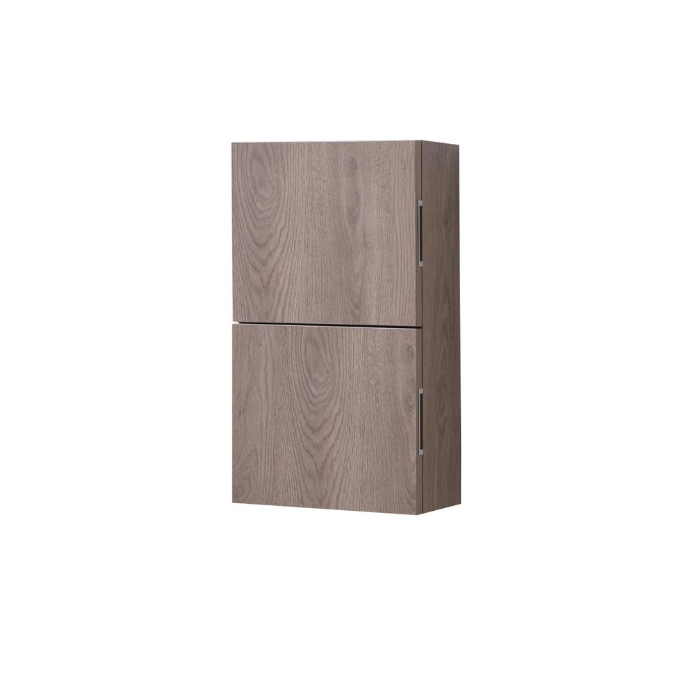 14" Wide by 24" High Linen Side Cabinet With One Door in Butternut Wood Finish. Picture 1