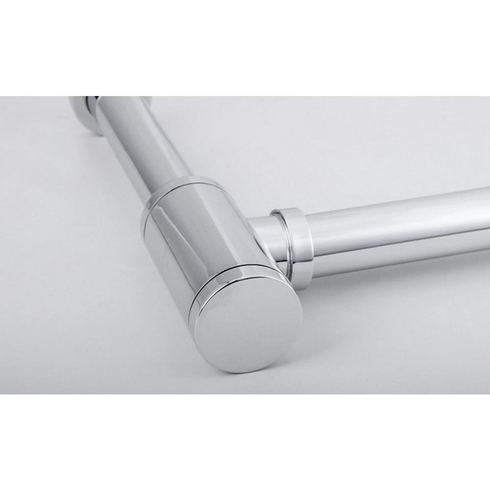 Space Saving P-Trap in Chrome Finish. Picture 4