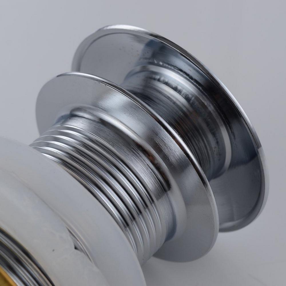 Solid Brass Pop-Up Drain NO Overflow - Chrome. Picture 4