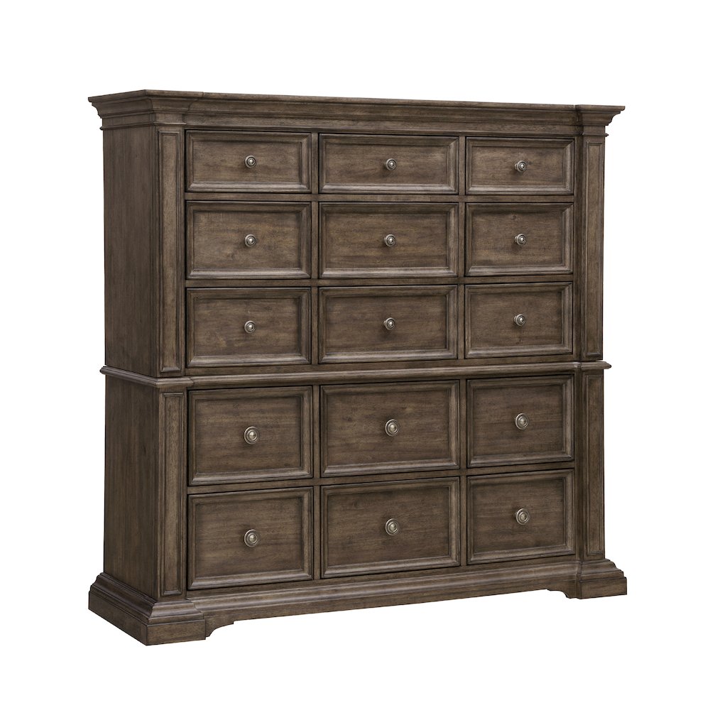 Woodbury 15-Drawer Master Chest in Cowboy Boots Brown. Picture 2