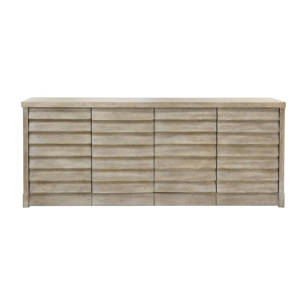 Modern 4 Door Credenza with Storage. Picture 2
