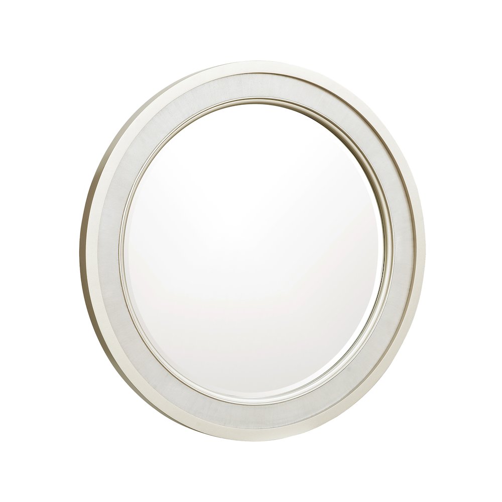 Zoey Round Beveled Mirror. Picture 2