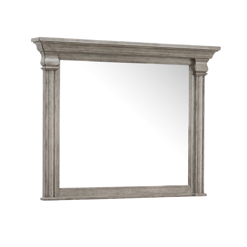Madison Ridge Framed Dresser Mirror in Heritage Taupe. Picture 2