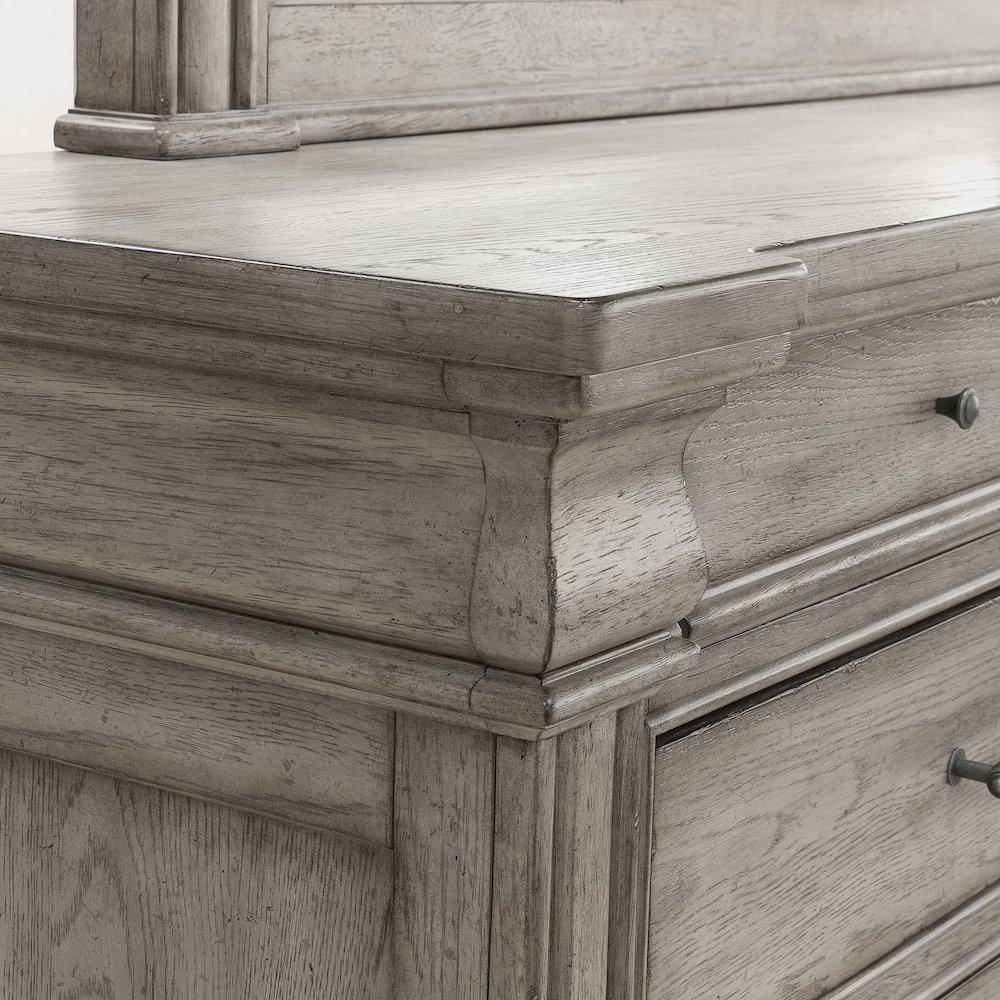Madison Ridge 10 Drawer Dresser in Heritage Taupe. Picture 8