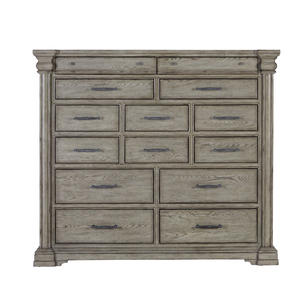Madison Ridge 14 Drawer Master Chest in Heritage Taupe. Picture 2