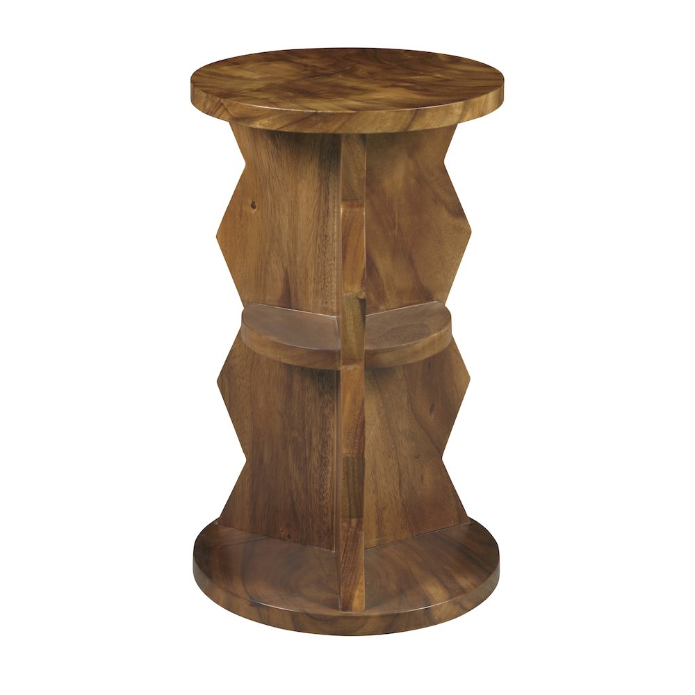 Rustic Round Spot Table. Picture 2