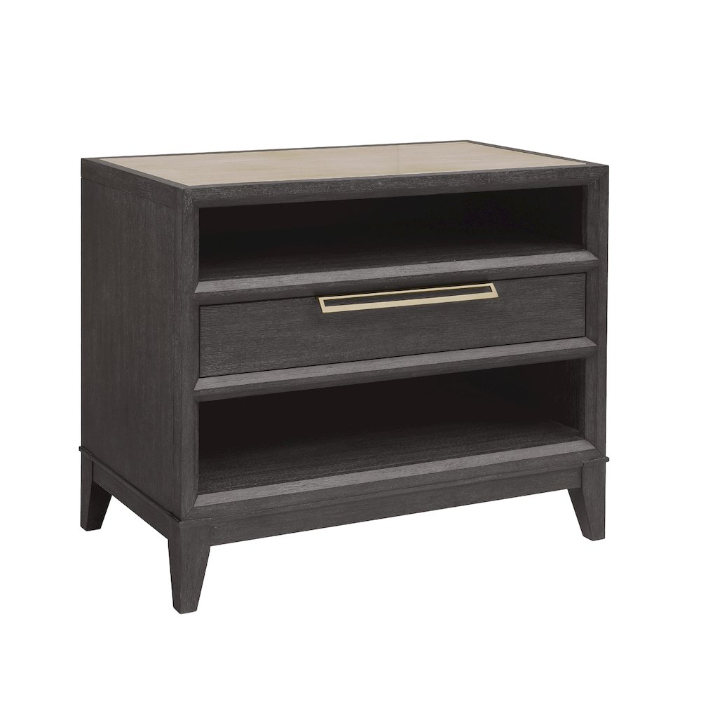 Quincy Stone-Top Bachelor's Chest with Storage Drawer. Picture 3