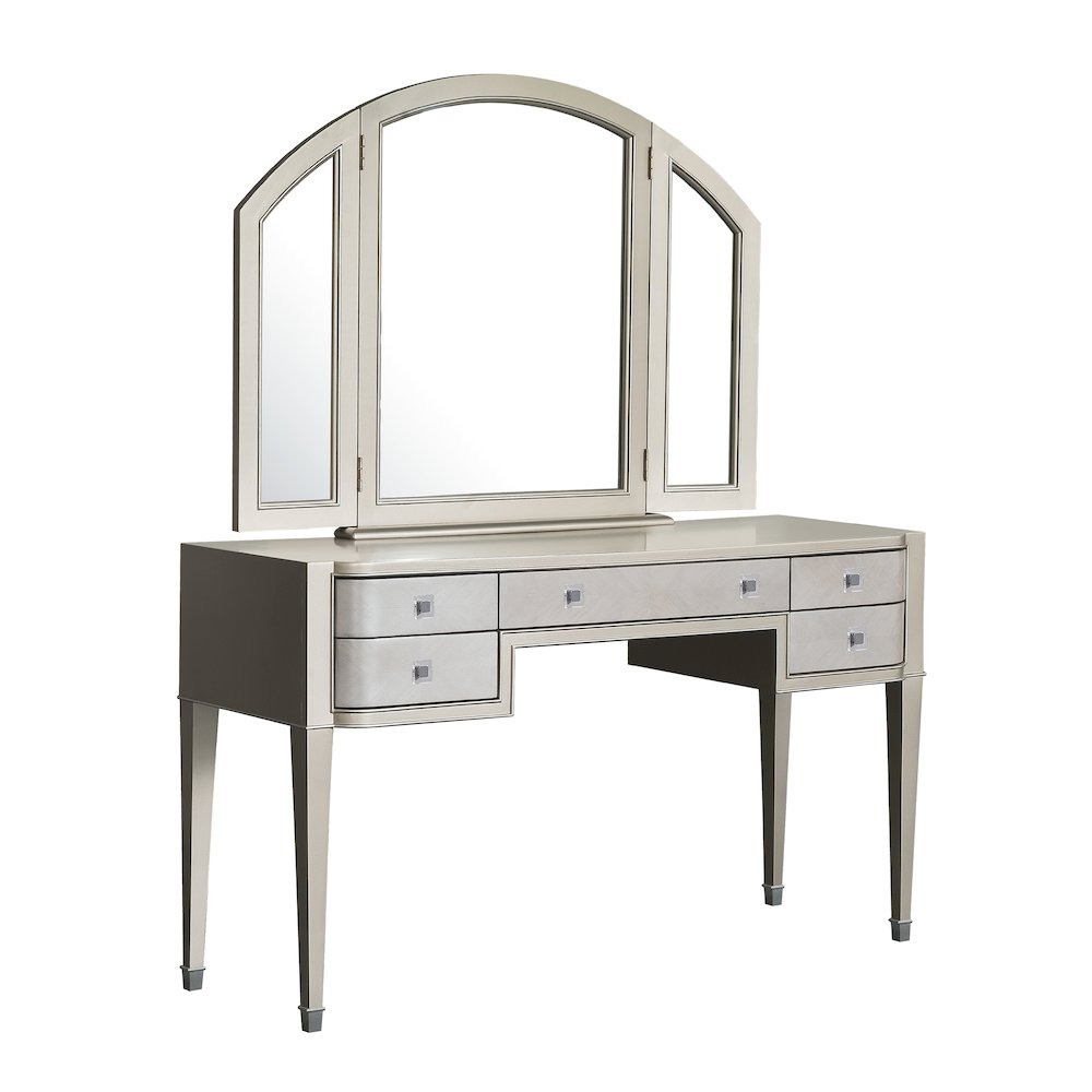 Zoey Vanity Tri-Fold Mirror. Picture 3
