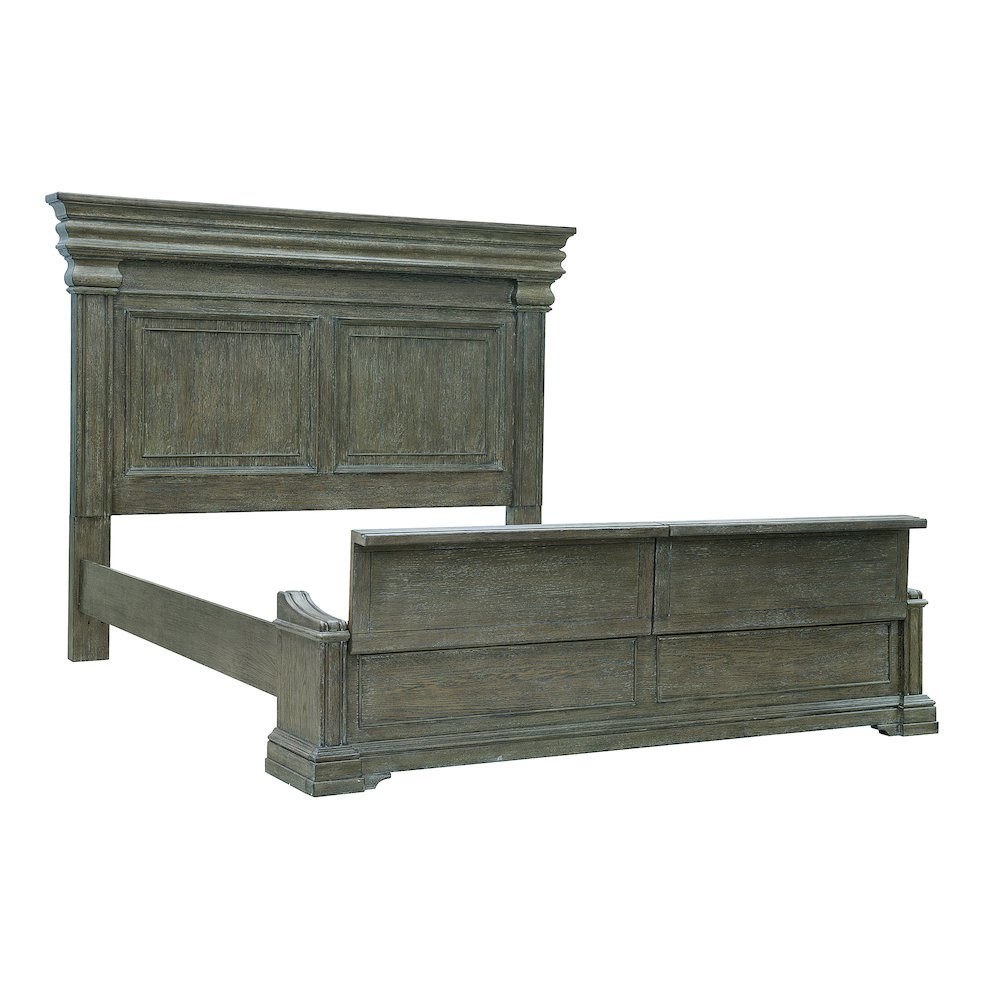 Madison Ridge Brown King Bed with Chest Footboard. Picture 5