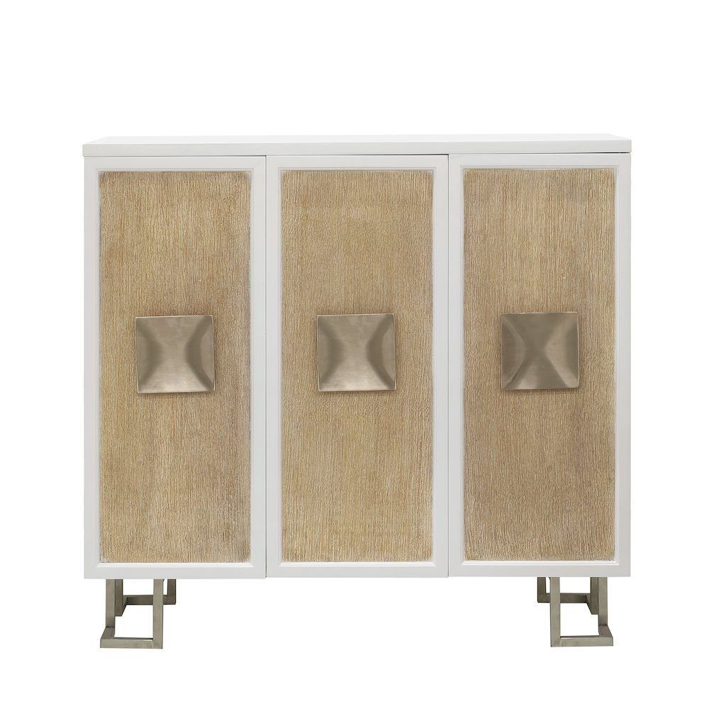 3 Door Storage Accent Chest with Drawer. Picture 2