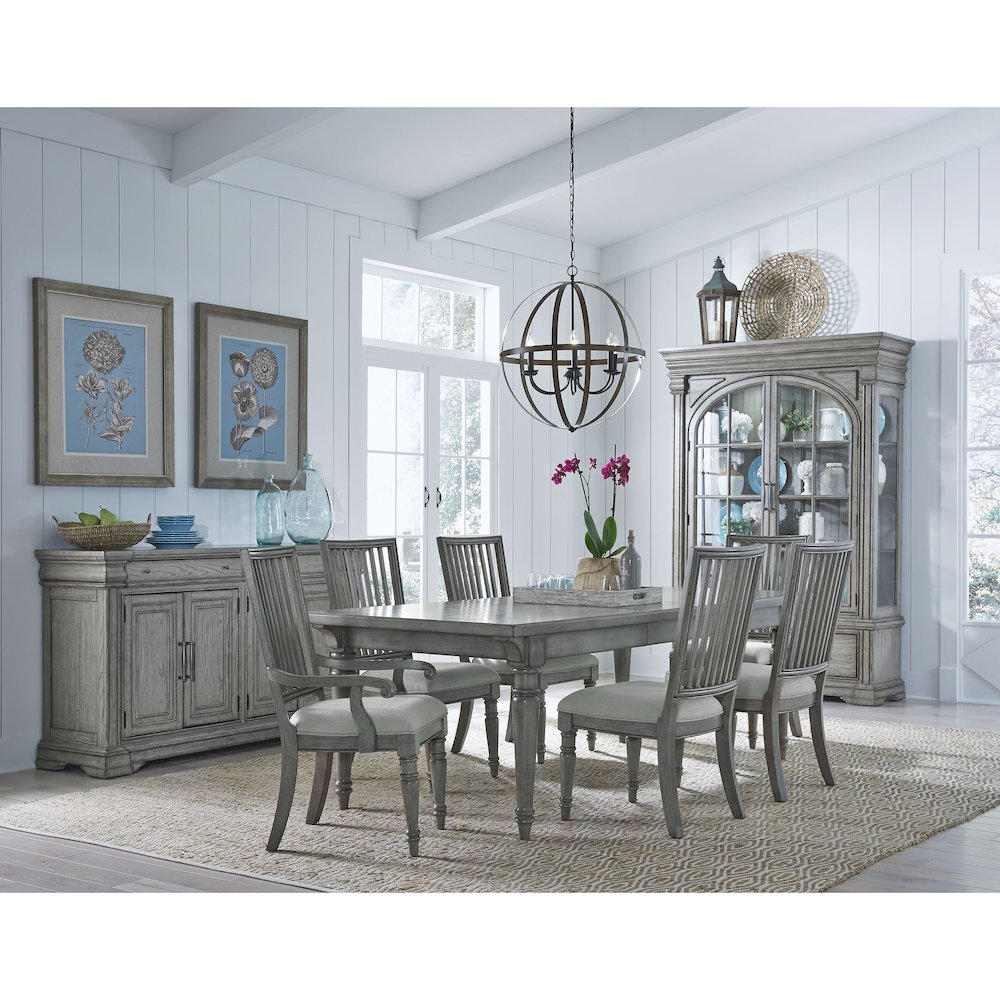 Madison Ridge Farmhouse Leg Table. Picture 11
