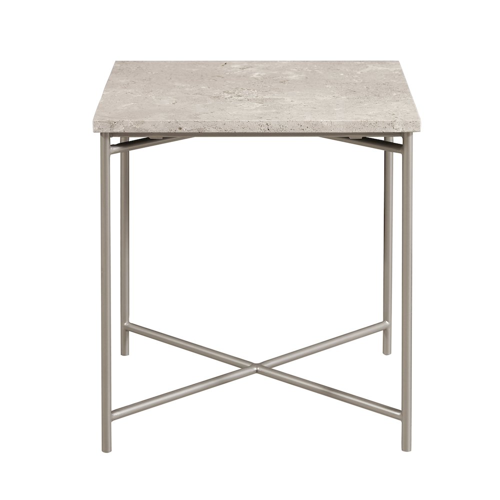 Large Stone Top Nesting Table. Picture 2