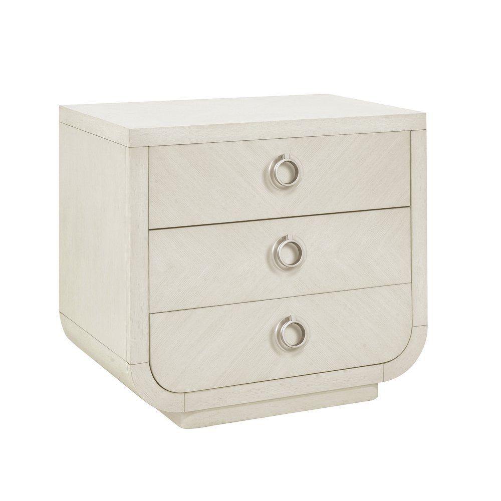 Brighton 3-Drawer Nightstand with USB Port. Picture 3