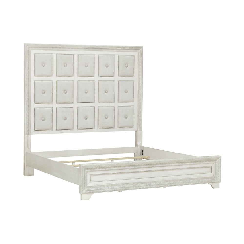Camila King Upholstered Bed. Picture 4