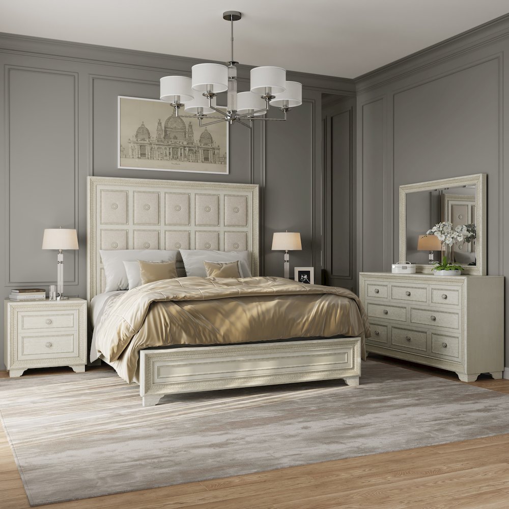 Camila King Upholstered Bed. Picture 8