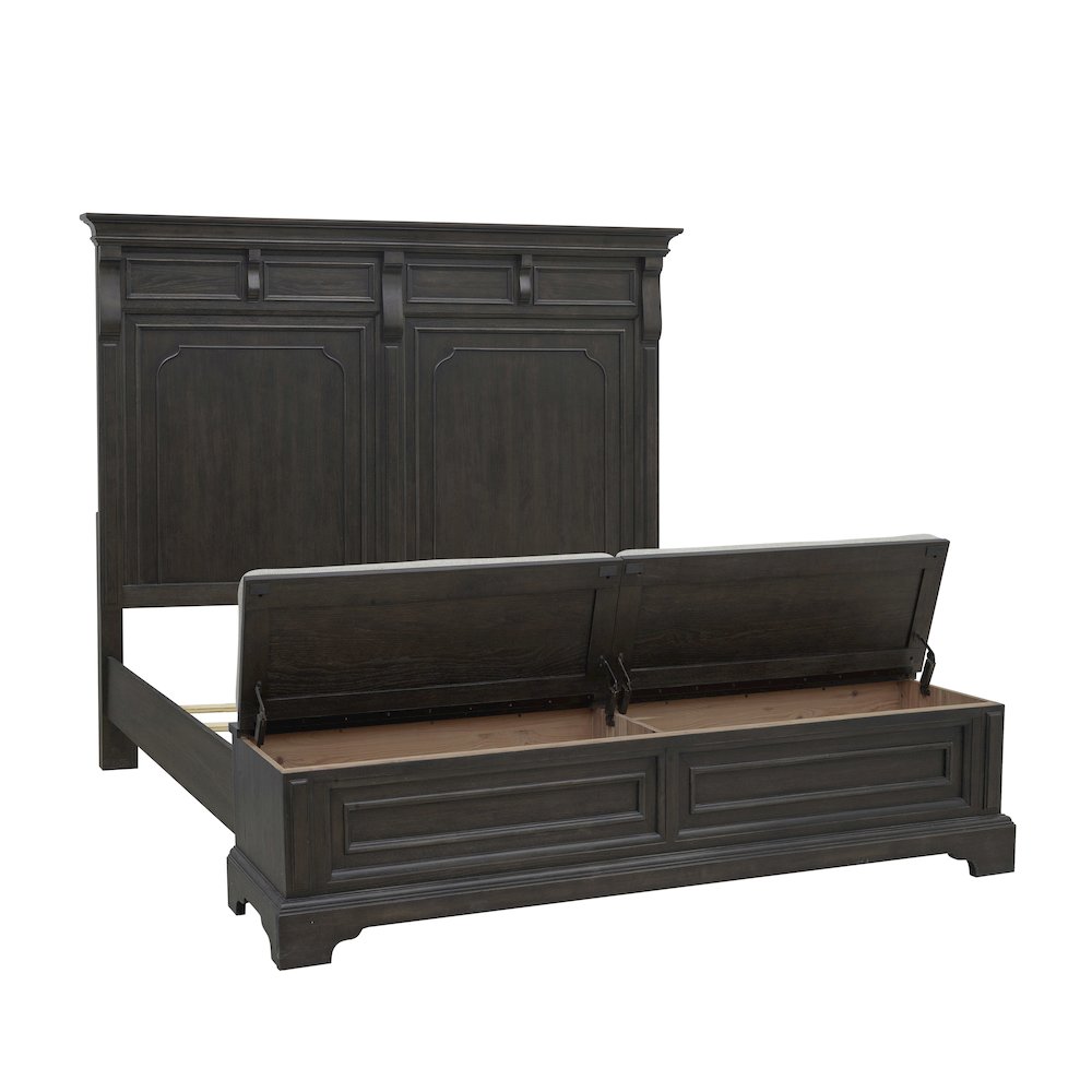 Hickory Creek California King Storage Bed. Picture 5