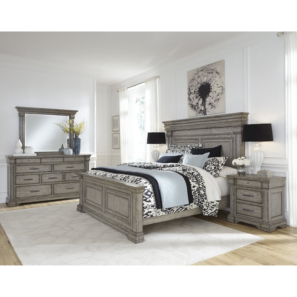 Madison Ridge 10 Drawer Dresser in Heritage Taupe. Picture 10