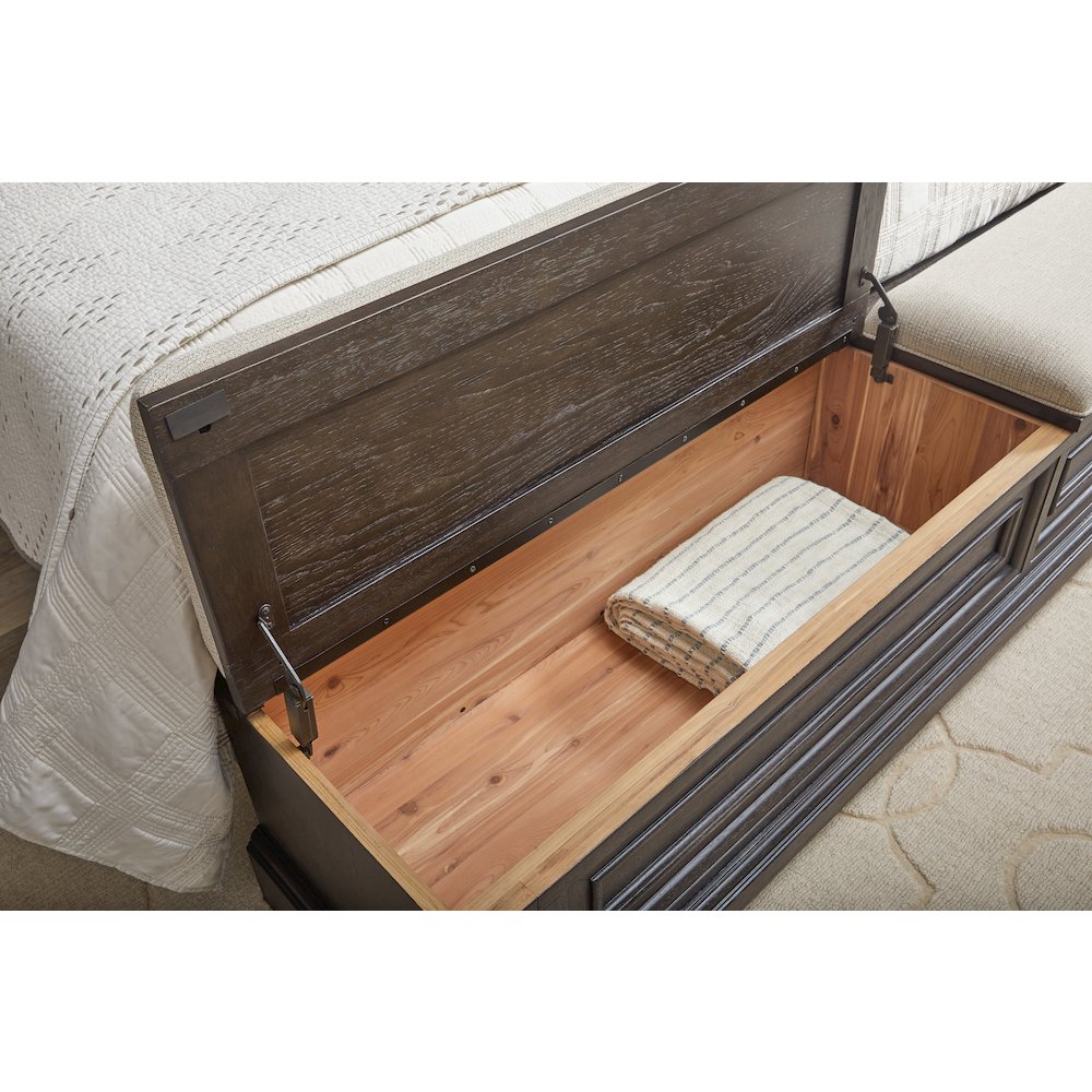 Hickory Creek California King Storage Bed. Picture 8