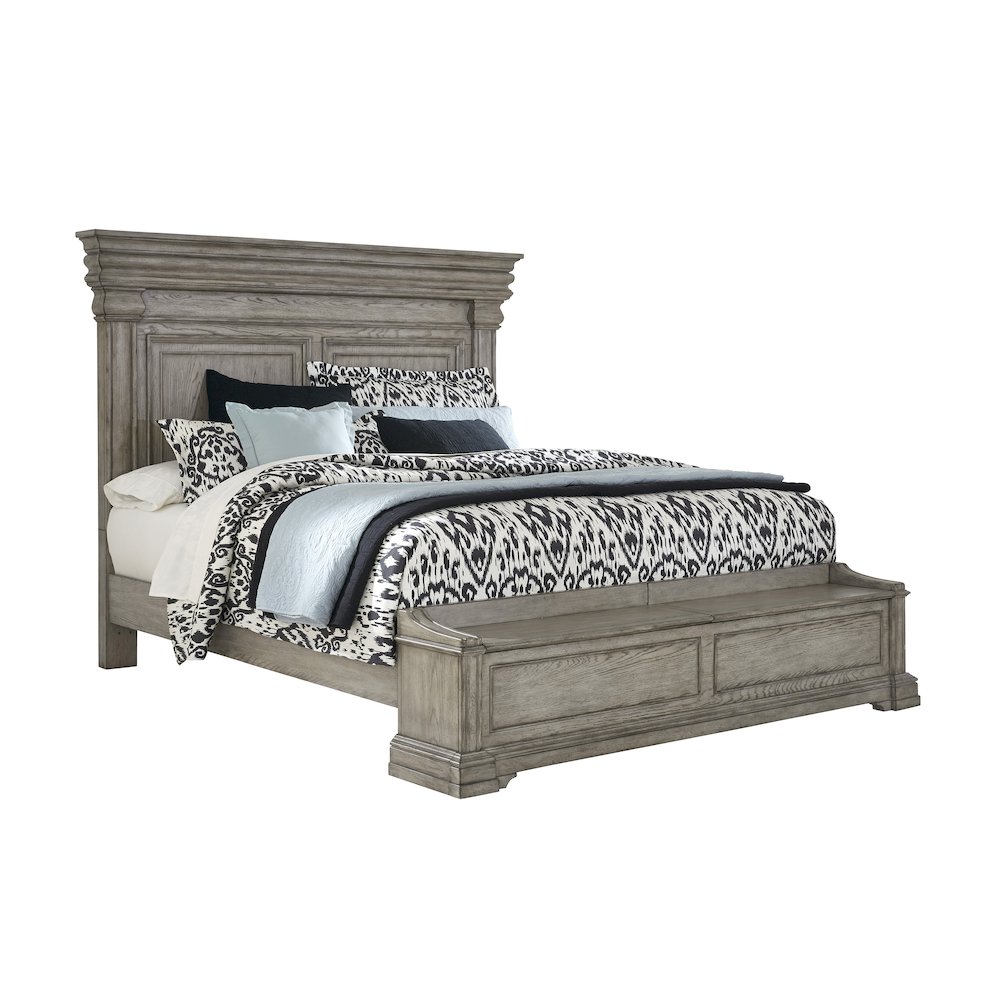 Madison Ridge King / California King Panel Headboard in Heritage Taupe. Picture 2