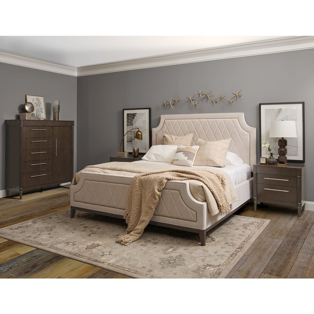Asher Park 6 Drawer Master Chest, Piano Brown Finish. Picture 7