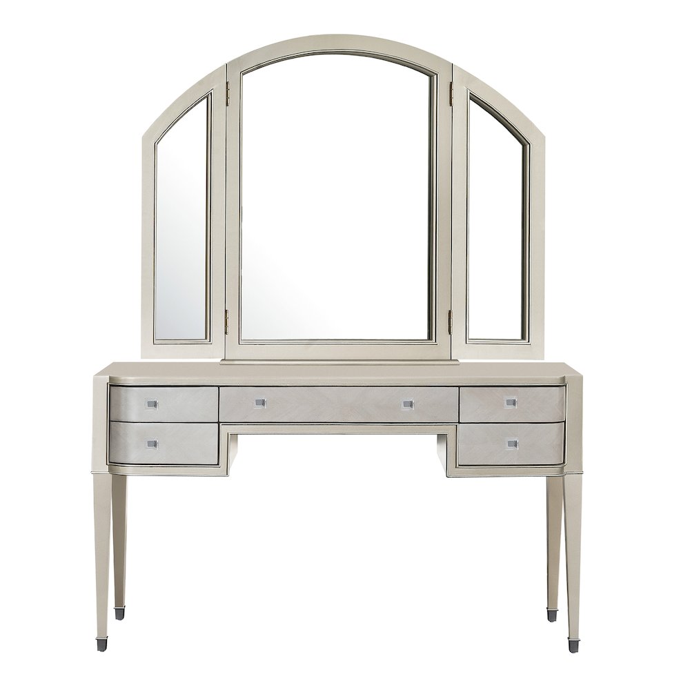 Zoey Vanity Tri-Fold Mirror. Picture 2