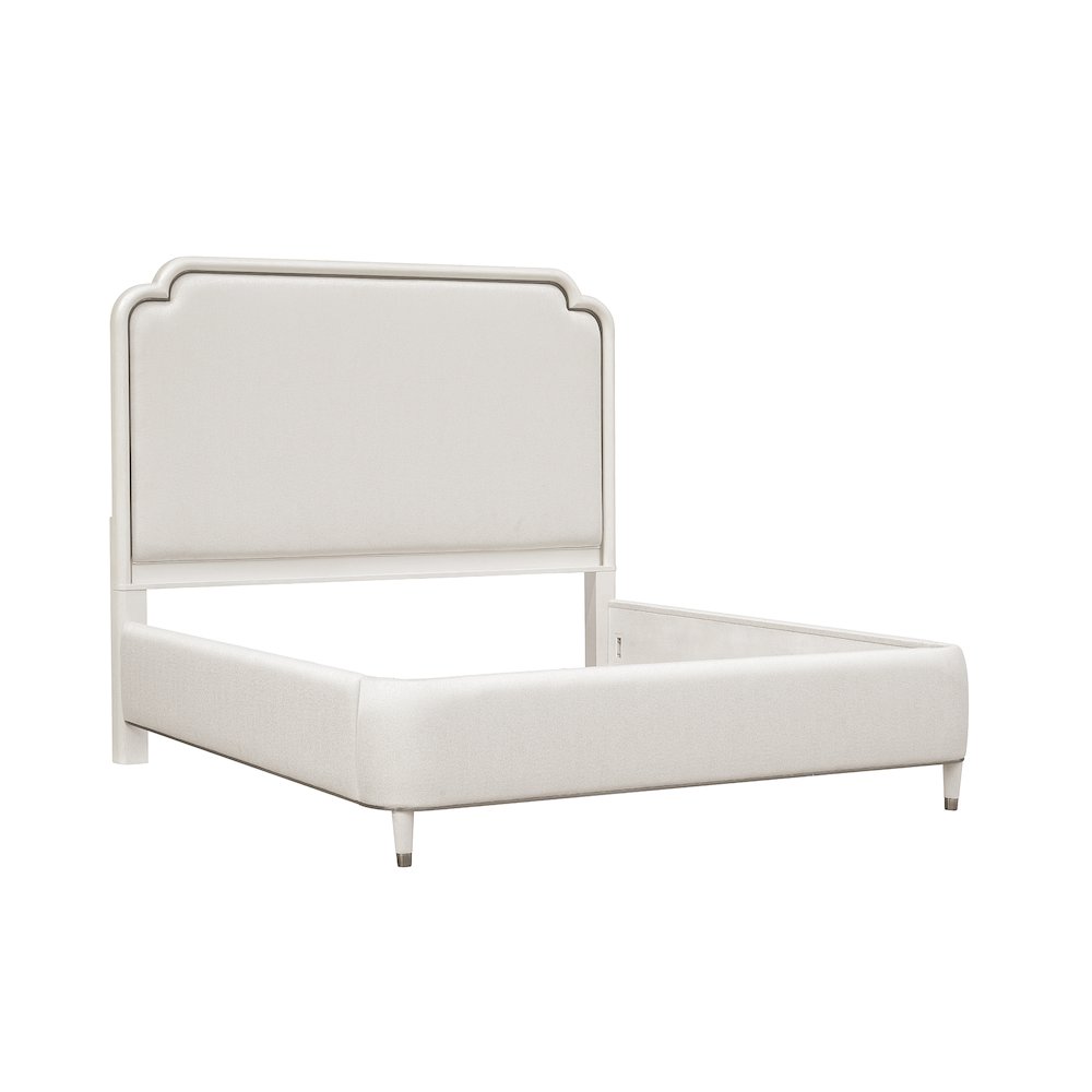 Grace Upholstered Queen Bed. Picture 3
