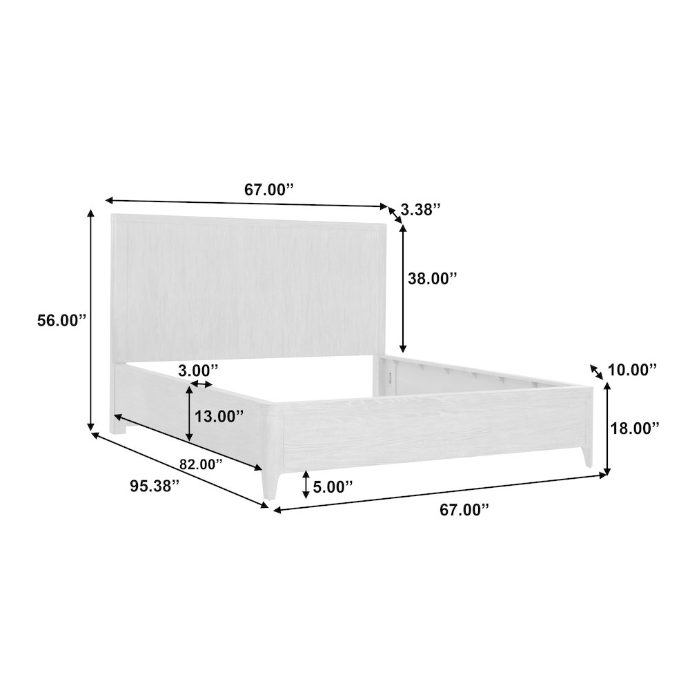 Drew & Jonathan Home Griffith Queen Panel Bed. Picture 9