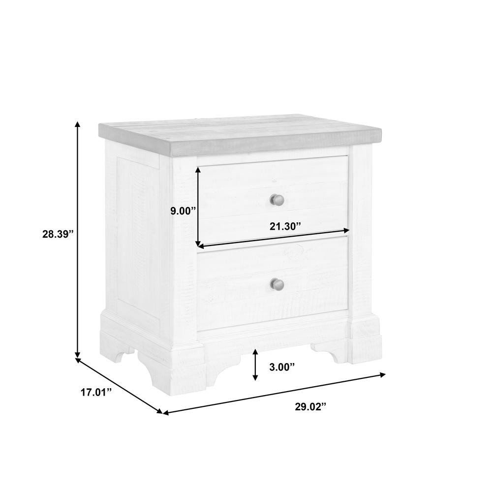 Valley Ridge 2 Drawer Nightstand. Picture 10