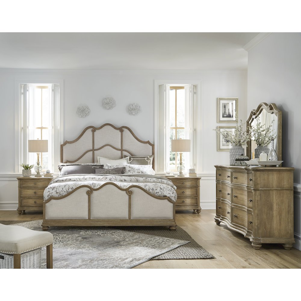 Weston Hills Queen Upholstered Bed. Picture 10